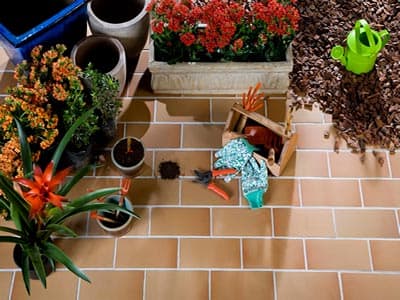 Piso cerâmico industrial aplicado — foto 3